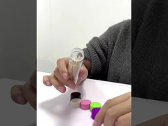 Tubes en verre pré-roulées avec couvercle à vis en plastique