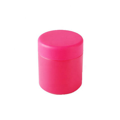 Preuve d'enfant de pot en verre de preuve d'odeur 8ème pot vide de mauvaise herbe de 3,5 grammes