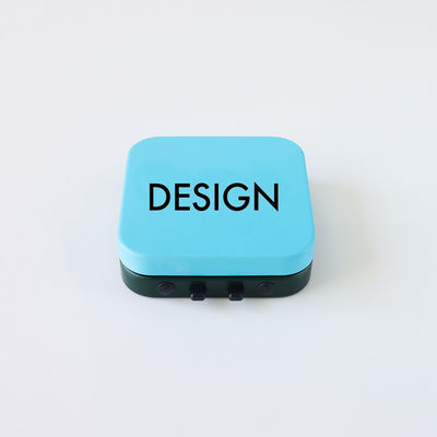 Adapté aux besoins du client imprimant l'étain de menthe de Tin Box Child Resistant Hinged de place 50 x 50 x 15 millimètres