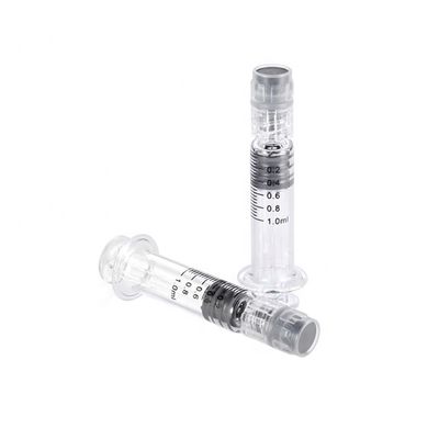 1 ml 2,25 ml 3 ml 5 ml Seringues de borosilicate pré-remplies Seringues en plastique métallique Seringues à verrouillage Luer 5 ml Seringues en verre 1 ml