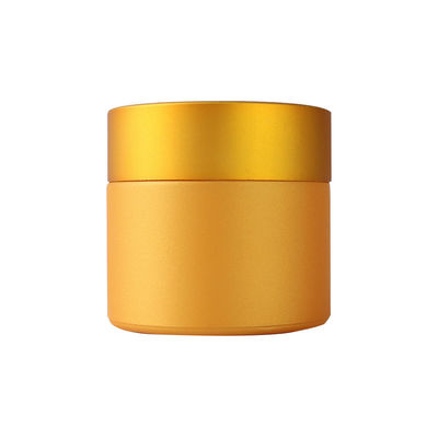 Pots de empaquetage de mauvaise herbe en verre sans danger pour les enfants d'or du pot 3,5