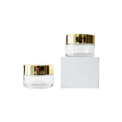 pot en verre de mauvaise herbe de l'espace libre 1oz avec la preuve sans danger pour les enfants d'odeur de couvercle d'or