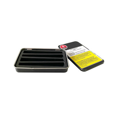 Glissière résistante Tin Box de caisse en métal de cigarette de Preroll de bidons d'enfant réutilisable