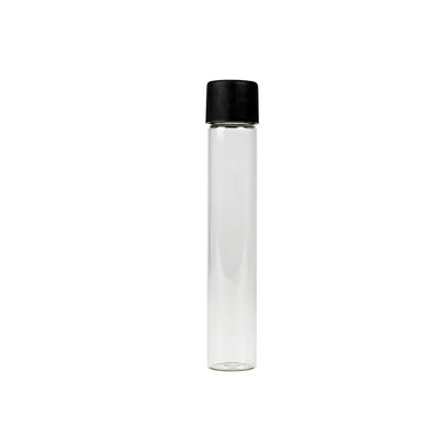 Le verre de Clear Black roulent pré le tube avec le couvercle résistant 22x116mm de vis d'enfant