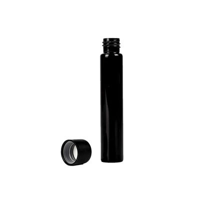 Le verre de Clear Black roulent pré le tube avec le couvercle résistant 22x116mm de vis d'enfant
