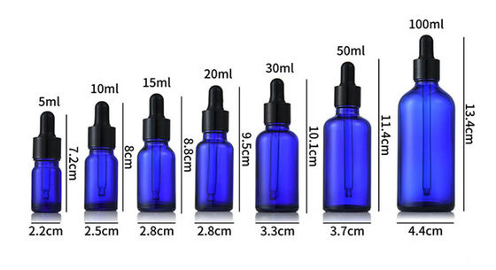 Bouteille à goutte à goutte en verre résistant aux enfants pour emballage d' huiles essentielles personnalisée 15 ml 30 ml 50 ml 100 ml bouteille de sérum avec goutte à goutte
