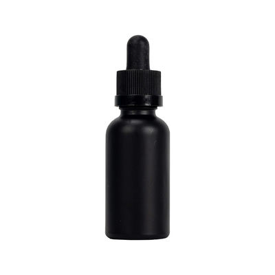 Compte-gouttes en verre résistants d'enfant gradué pour les huiles essentielles Matt Black