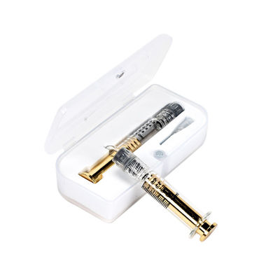 Seringue de serrure de l'huile 1ml Luer de THC avec la fuite de plongeur en métal libre
