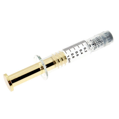Plongeur en verre en métal de seringue de serrure de la catégorie médicale 1ml Luer