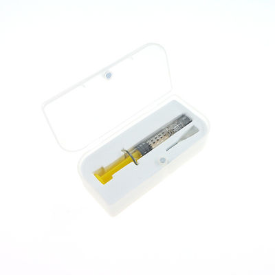 Seringues colorées de concentré du chanvre CBD des seringues 1ml de serrure de Luer de plongeur