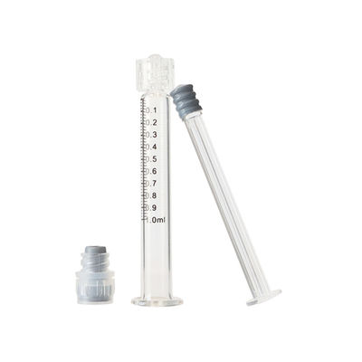 Seringue en verre médicale de la seringue 3ml de serrure de Prefillable Luer de catégorie pour l'huile du  CBD