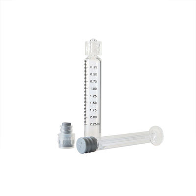 seringue de serrure de Luer d'huile du  2.25ml avec la preuve de fuite de chapeau