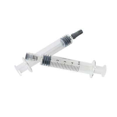 Seringue de serrure du chapeau 5mL Luer de serrure de Luer de seringue d'huile du chanvre THC avec l'aiguille
