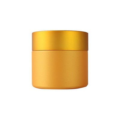 Logo fait sur commande de mauvaise herbe de preuve d'odeur d'or du pot 2oz de chanvre de pot en verre de fleur