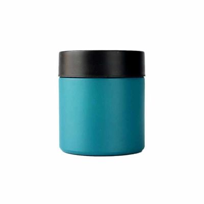 Logo personnalisé Bouteille en verre d'herbe - D60 * H52 3 oz 3,5 grammes Bouteille en verre avec capuchon à l'épreuve des enfants