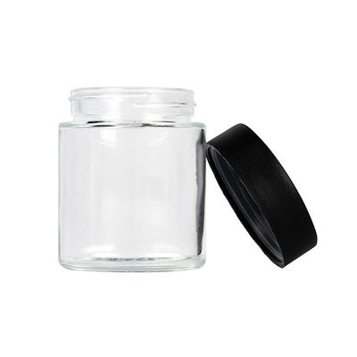 pot sans danger pour les enfants hermétique de fleur de  de pot en verre de mauvaise herbe de l'espace libre 4oz