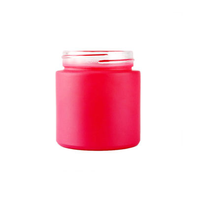 Preuve d'enfant de pot en verre de preuve d'odeur 8ème pot vide de mauvaise herbe de 3,5 grammes