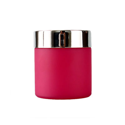 Boucle à large bouche rose en verre, huitième pot de fleurs, avec un bouchon étanche aux enfants