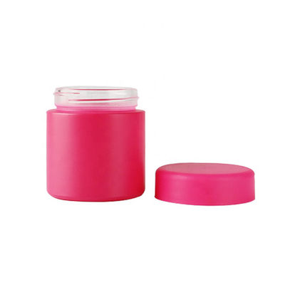 Un bocal en verre haut de gamme avec conception à face droite, certifié CR et à l'épreuve des enfants, 1 oz, 2 oz, 3 oz, 4 oz, 5 oz.