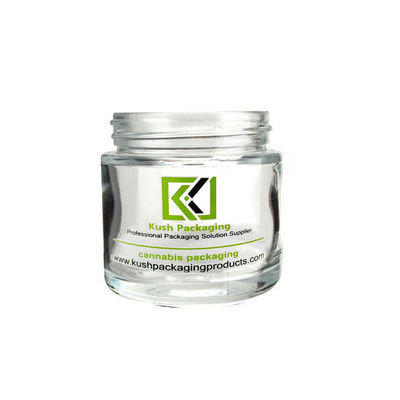 Lissez le pot en verre de fleur de 3,5 grammes autour de l'échantillon formé disponible