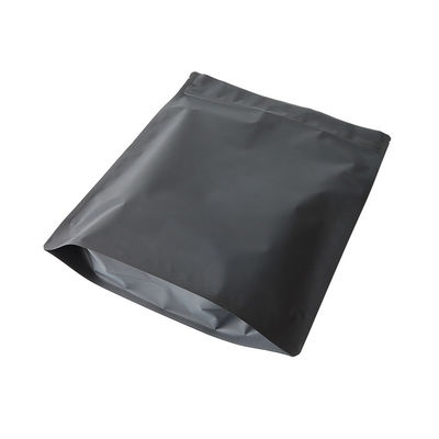 Emballage sec de mauvaise herbe de Mylar de la fleur 1LB 1 livre Matte Black Mylar Barrier Bags