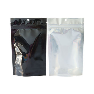 Clear Black sarclent la poche d'emballage de mauvaise herbe d'officine du sac 1/2 once de Mylar