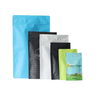 Logo Mylar Weed Packaging Stand adapté aux besoins du client vers le haut de poche