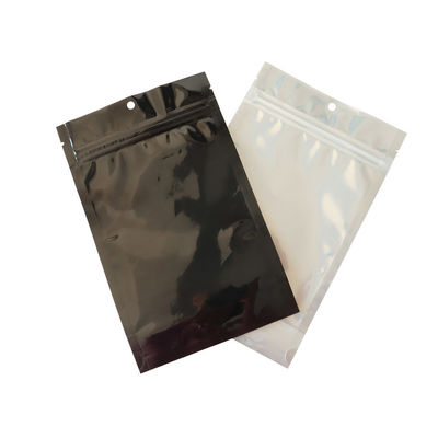 Clear Black sarclent la poche d'emballage de mauvaise herbe d'officine du sac 1/2 once de Mylar
