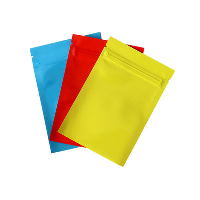 Toucher doux résistant Matte Surface d'emballage de mauvaise herbe de Mylar d'enfant