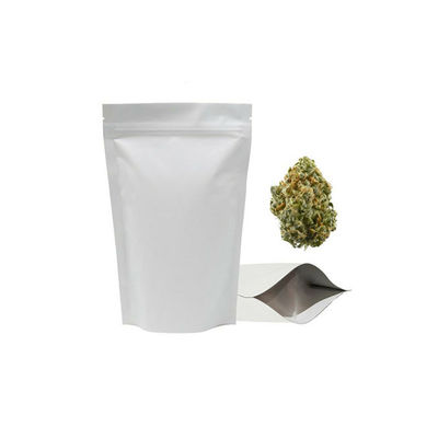 mauvaise herbe de 28g 454g CBD Mylar empaquetant la finition zip-lock de toucher doux de sac de marijuana