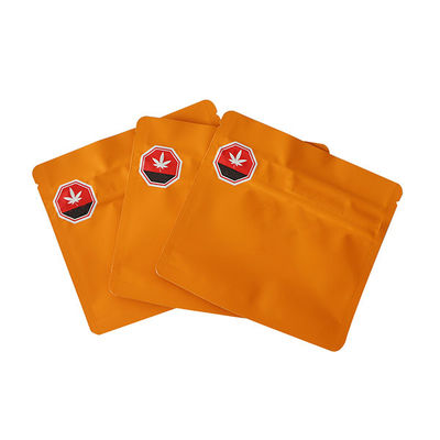 mauvaise herbe de 28g 454g CBD Mylar empaquetant la finition zip-lock de toucher doux de sac de marijuana