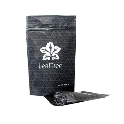 mauvaise herbe de 28g 454g CBD Mylar empaquetant la finition zip-lock de toucher doux de sac de marijuana