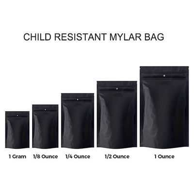 Le zip-lock d'emballage de marijuana de Mylar de preuve d'enfant met en sac la preuve d'odeur