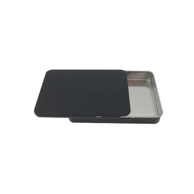 La caisse noire 5pcs de codétenteur en métal roule pré le  Tin Box rectangulaire