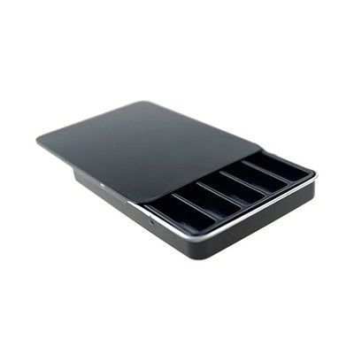 La caisse noire 5pcs de codétenteur en métal roule pré le  Tin Box rectangulaire