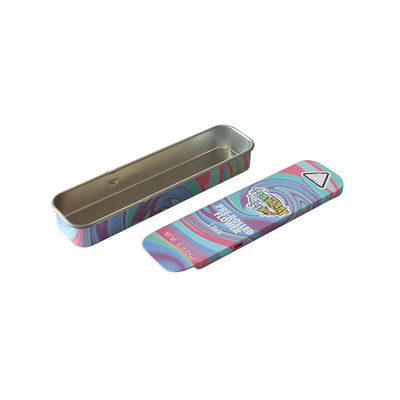 Petit enfant coulissant Tin Box For Infused Tablets résistant Prerolls et cartouche