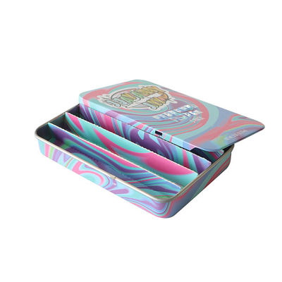 La glissière résistante gravante en refief Tin With Paper Insert 5 d'enfant emballent pré l'étain de petit pain