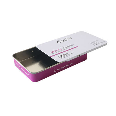 Bidons résistants imprimés faits sur commande de petit pain de joint de Tin Box For  Edible d'enfant pré