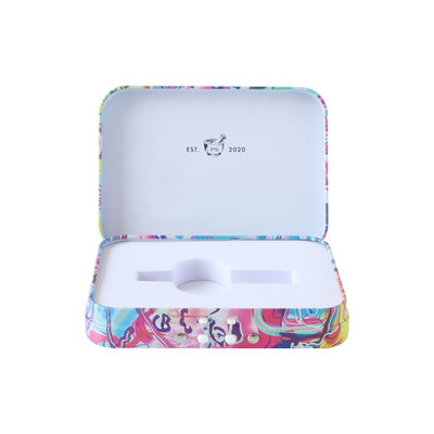 Cartouche articulée résistante de couvercle d'enfant empaquetant Tin Recyclable Metal Joint Box