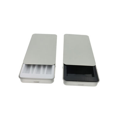 2pcs 4pcs 5pcs Preroll étui en fer blanc avec logo personnalisé et différentes tailles