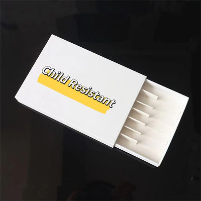 Boîte rectangulaire de papier à cigarettes de Prerolls avec la surface douce