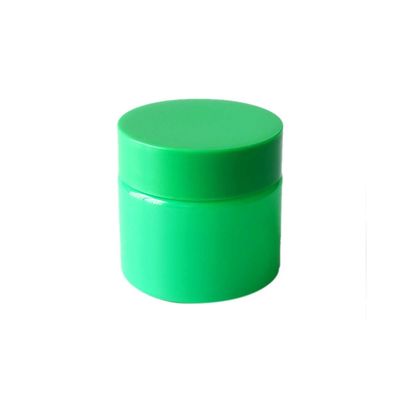 pot en plastique de mauvaise herbe du vert 3oz avec le chapeau résistant d'enfant