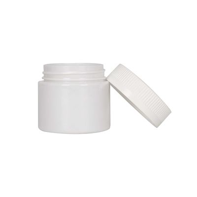 Pots en plastique blancs de la preuve 3oz d'enfant pour le stockage de marijuana