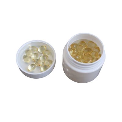 Pots en plastique blancs de la preuve 3oz d'enfant pour le stockage de marijuana