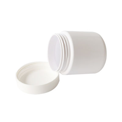 pot blanc de mauvaise herbe de pots en plastique résistants de l'enfant 8oz avec le couvercle sans danger pour les enfants