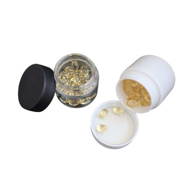 Resistant aux enfants 3 oz PET en plastique résistant à l'odeur pot d'herbe avec 53-400 finition du cou