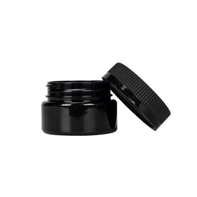 Finition en plastique résistante de cou du pot 53-400 de l'mauvaise herbe 2Oz d'enfant blanc noir