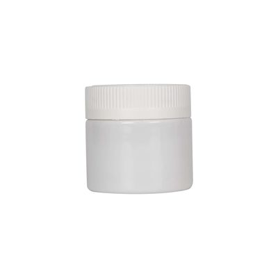 Pots en plastique blancs de la preuve 3oz d'enfant pour le stockage de marijuana