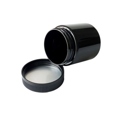 pot en plastique bleu de mauvaise herbe des pots 6oz d'enfant de 2oz 3oz 4oz 5oz de preuve en plastique résistante d'enfant avec le couvercle