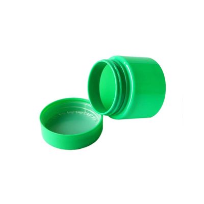 pot en plastique de mauvaise herbe du vert 3oz avec le chapeau résistant d'enfant